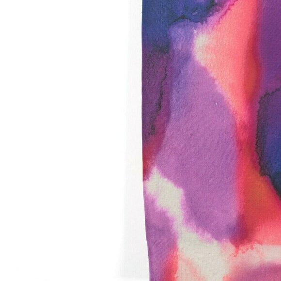 Burberry Porsum Womens 38 XS Pink Purple Red Pencil Skirt Floral Macro Runway B - Picture 3 of 5